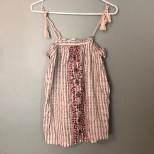 Boho Tie Strap Tank Top